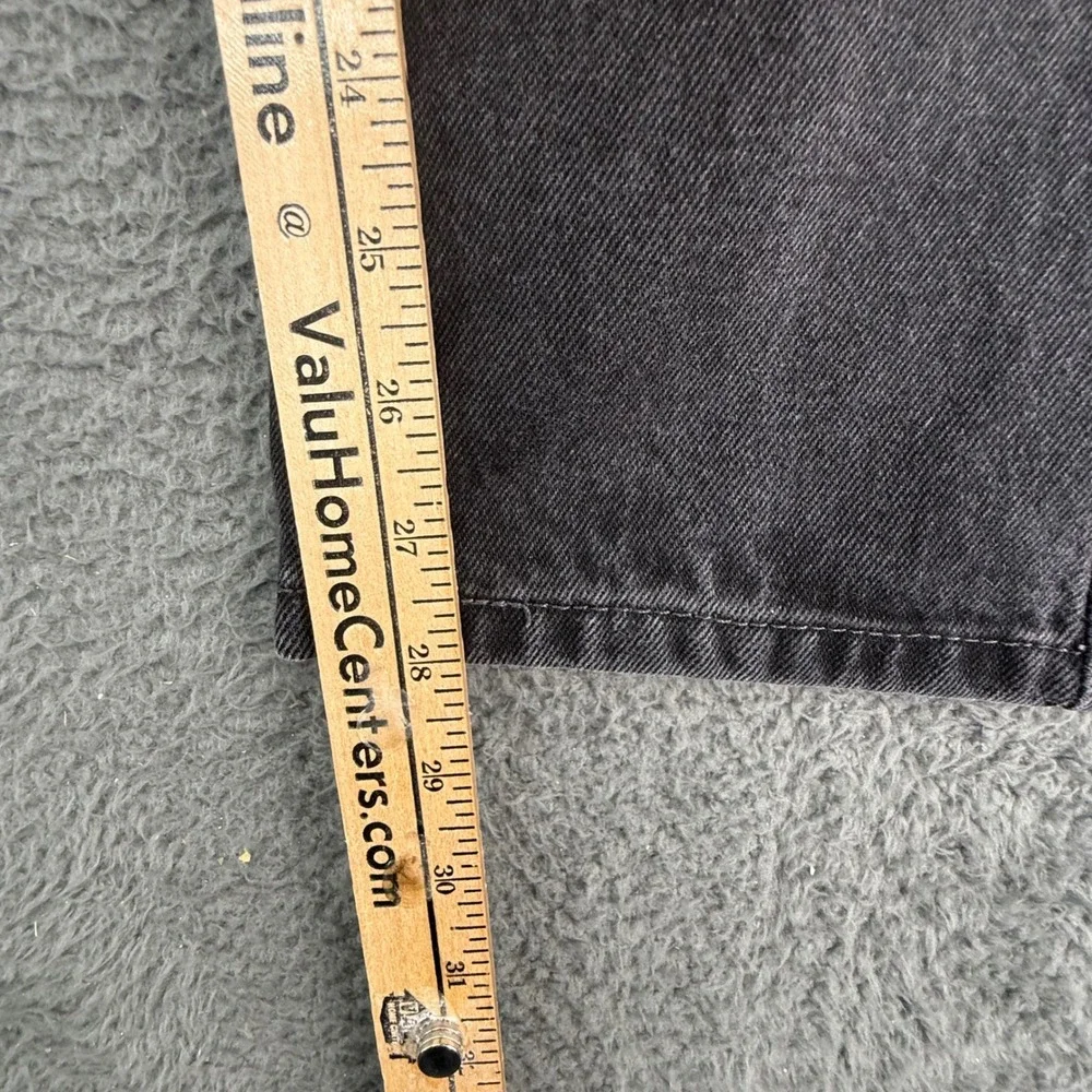 Levi's 505 Regular Fit Jeans Mens 36x29 Black Faded Straight Leg‎ Denim